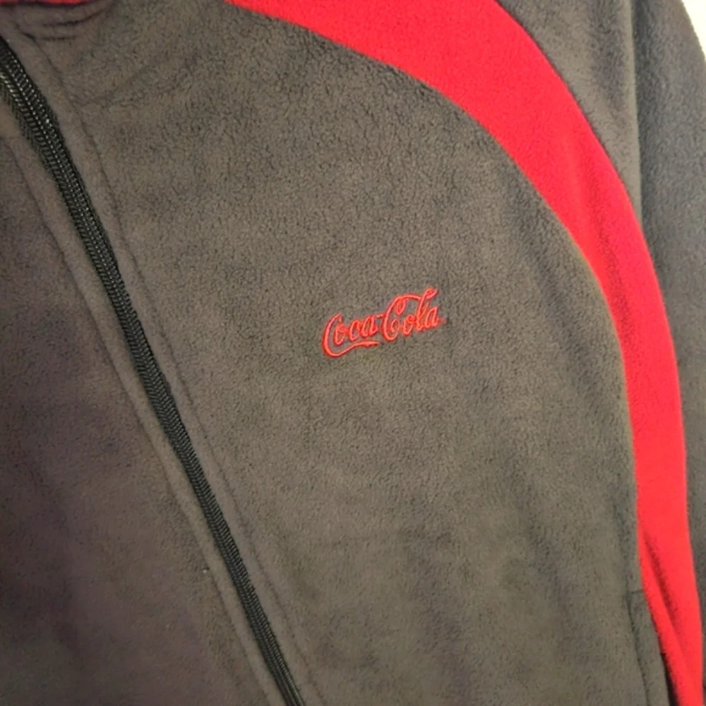 Coca-Cola Triple Logo Fleece Zip-Up Shell - Picture 6 of 8